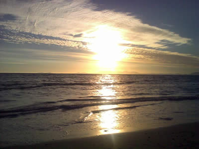 Cape Town strand sunset