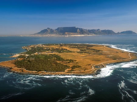 Robben Island Arial View